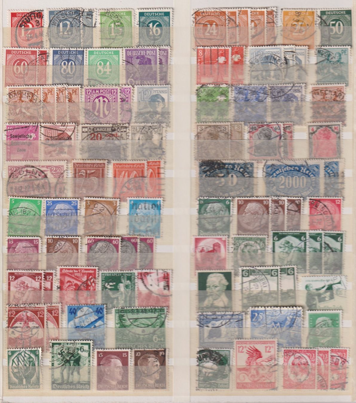 Tutti i francobolli: Doubletten-Lot deutsches Reich usw. 21/2 – Usato da Koblenz venduto da Boerse6 1