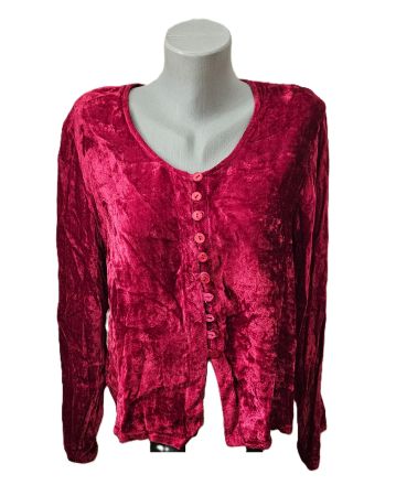 NEU! BOOM BABA Bluse Samt ca. S/M Goa Hippie Boho Elfe