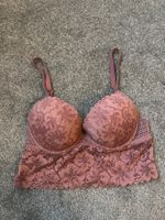 Spitzen BH Top in Altrosa, rosa, pink, Grösse 75B🌸