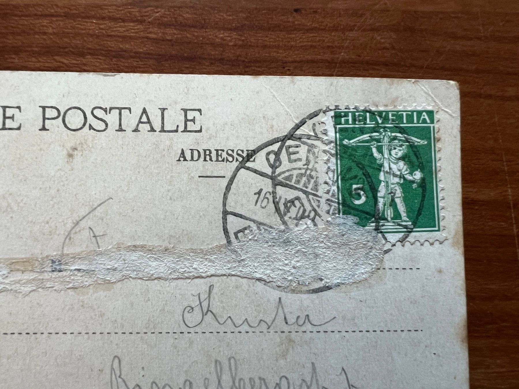 Cartoline postali: AK  1909 Geneve    (G1564) – Usato da Hinwil venduto da Sidi4 1