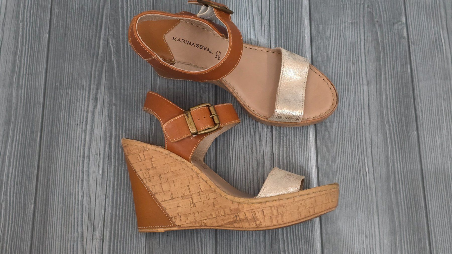Scarpe da donna: Marina Seval Wedges - 40 - in Kork Optik – Nuovo (secondo la descrizione) da Thalwil venduto da VitaMini