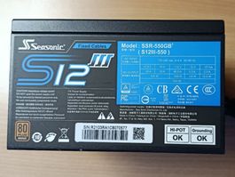 Seasonic S12III-550 / Modell: SSR-550GB³