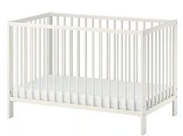 IKEA Gulliver Babybett Weiss / IKEA Gulliver Crib White