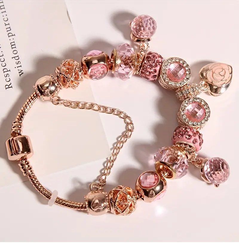 Armbänder & -reifen: Roségoldenes Armband mit Charms – Neu und originalverpackt aus Glattbrugg von majuska01 5