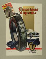 FIRESTONE SUPREME BALLOON REIFEN, PREISLISTE 1929