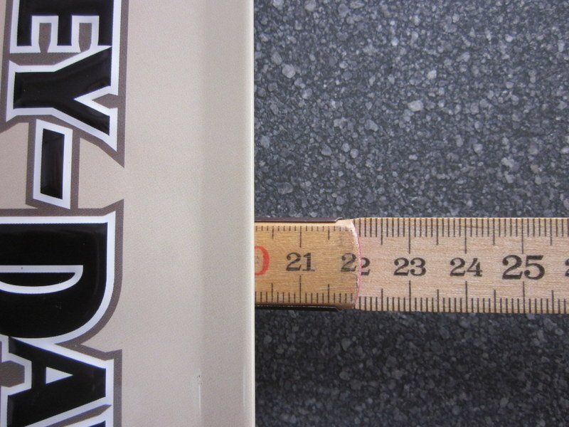Harley-Davidson Insegne: Retro Blechschild Harley Davidson 750 Flathead – Usato da Bischofszell venduto da Pfau0 9