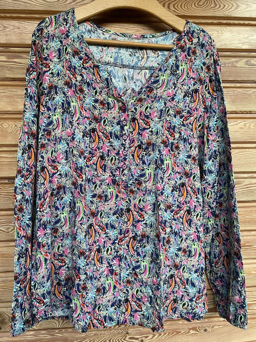 Camicette: Fröhliche und bunte Bluse L – Nuovo (secondo la descrizione) da Scuol venduto da frosch85