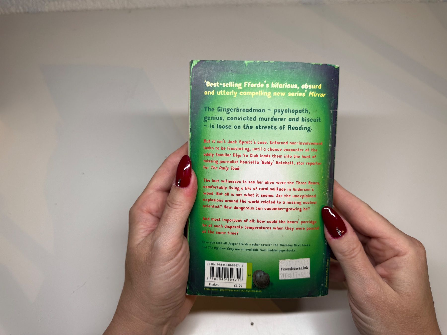 Bücher: NOVEL: Jasper Fforde, The Fourth Bear – Gebraucht aus Grosswangen von English_books 9