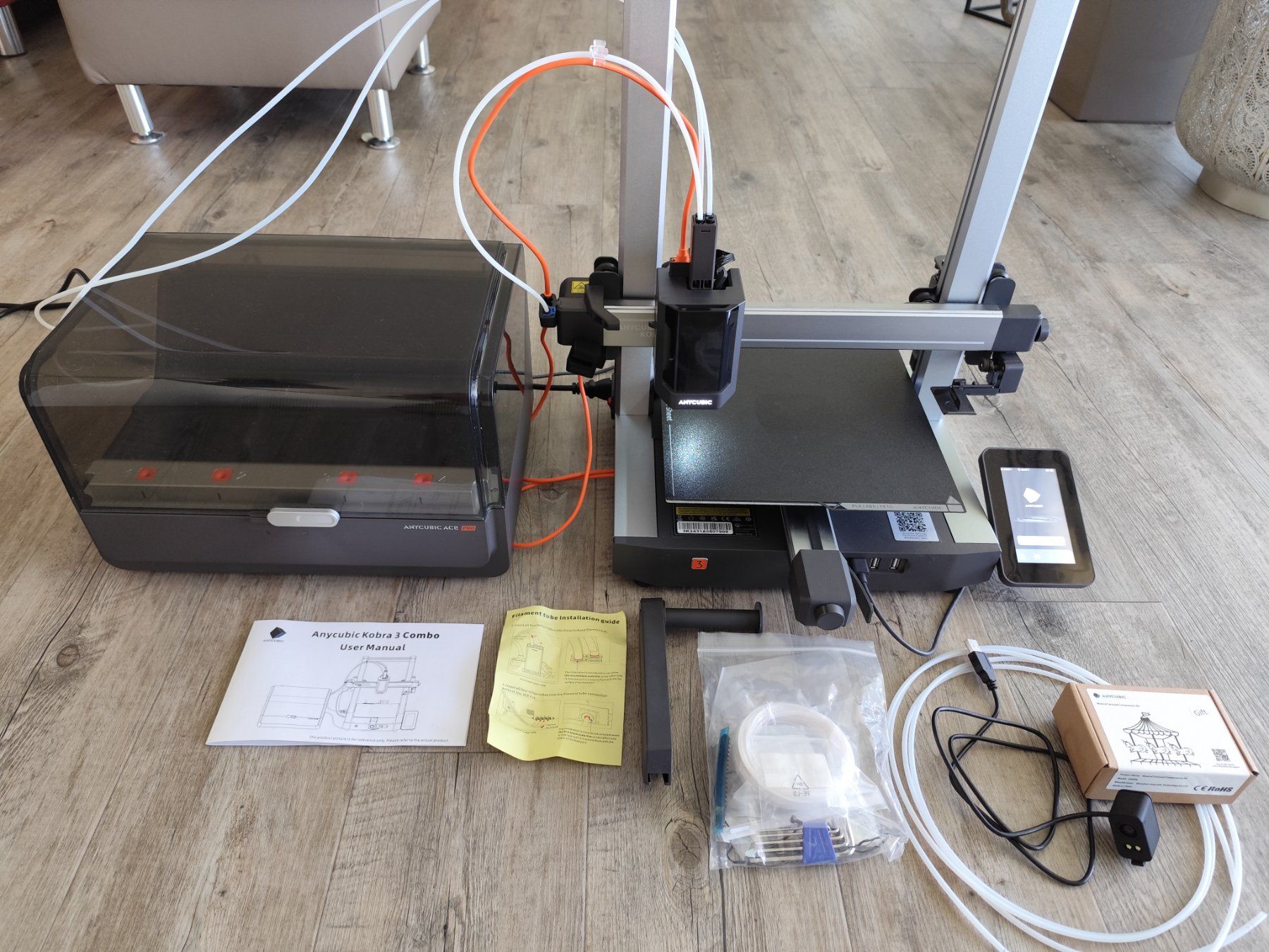 Anycubic Stampanti 3D: Anycubic Kobra 3 Combo 3D Drucker, wenig be... – Usato da Bichelsee venduto da rot1000 3