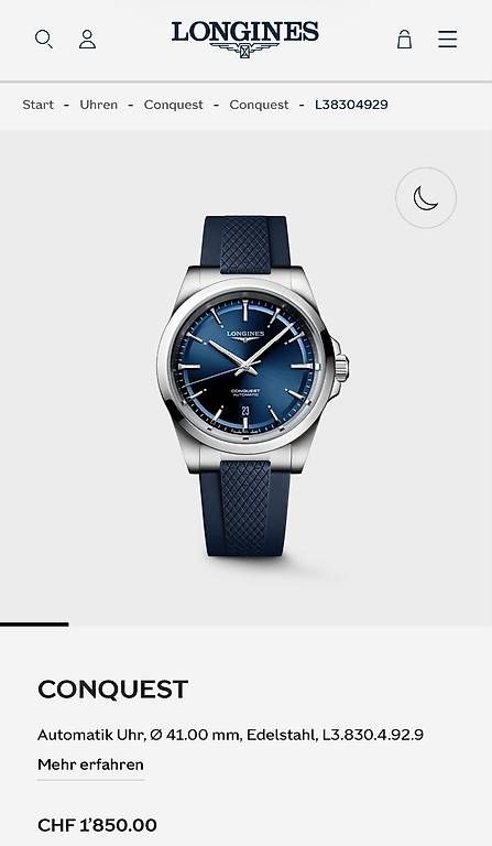 Longines Orologi: Longines Conquest 41mm Automatik – Usato da Meggen venduto da Alexander2023 4
