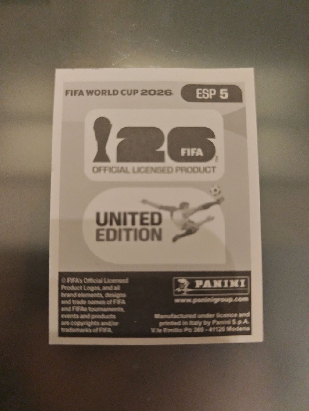 Panini Carte collezionabili: PANINI ESP 5 – Nuovo (secondo la descrizione) da Sulgen venduto da 34j_p6s2