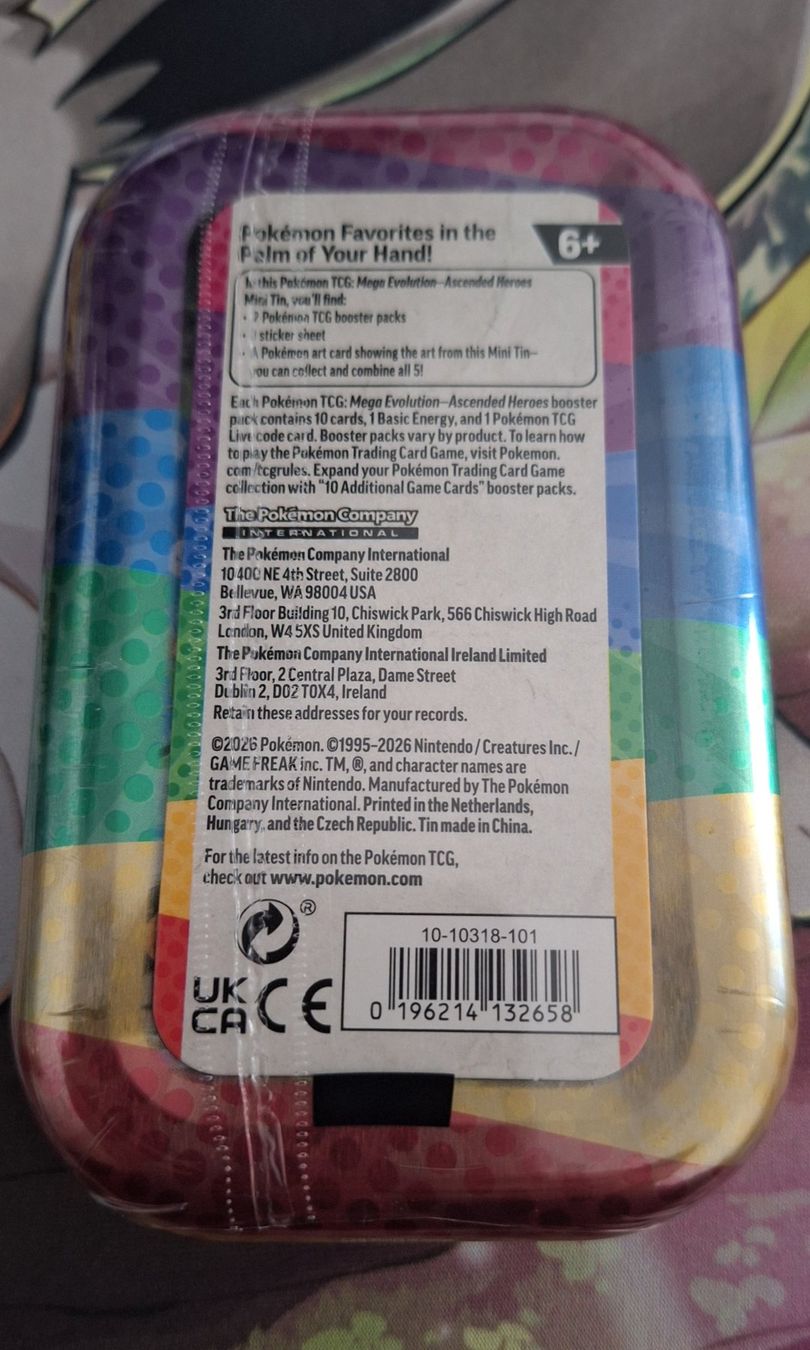 Pokémon Sammelbilder & Trading cards: Ascended Heroes: Clefairy Mini Tin - Tins – Gebraucht aus Naters von poketrade11 1