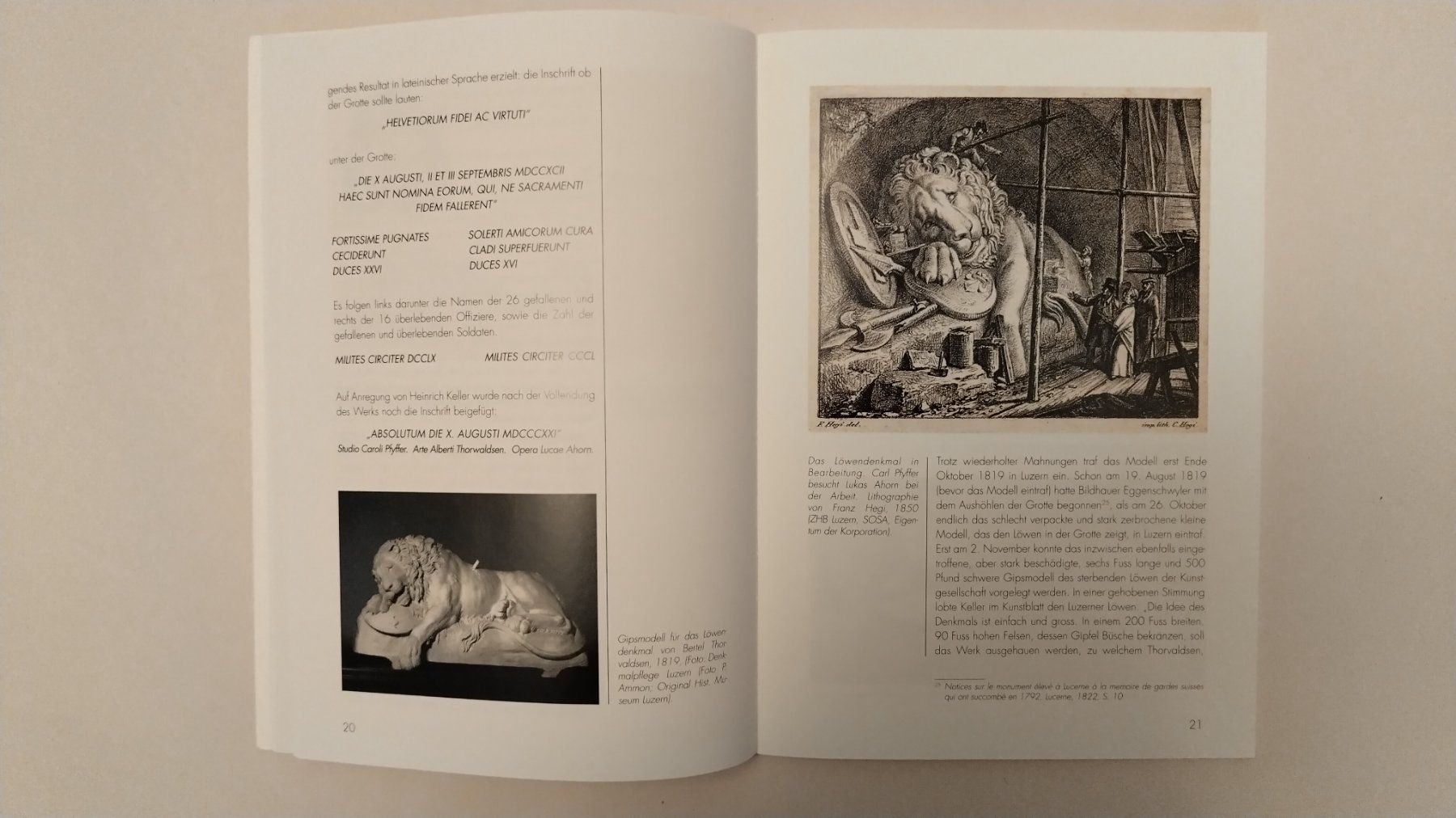Livres: Der sterbende Löwe oder die Entstehung eines Denkmals Luzern – D'occasion à Bellach par JingleJerry 4