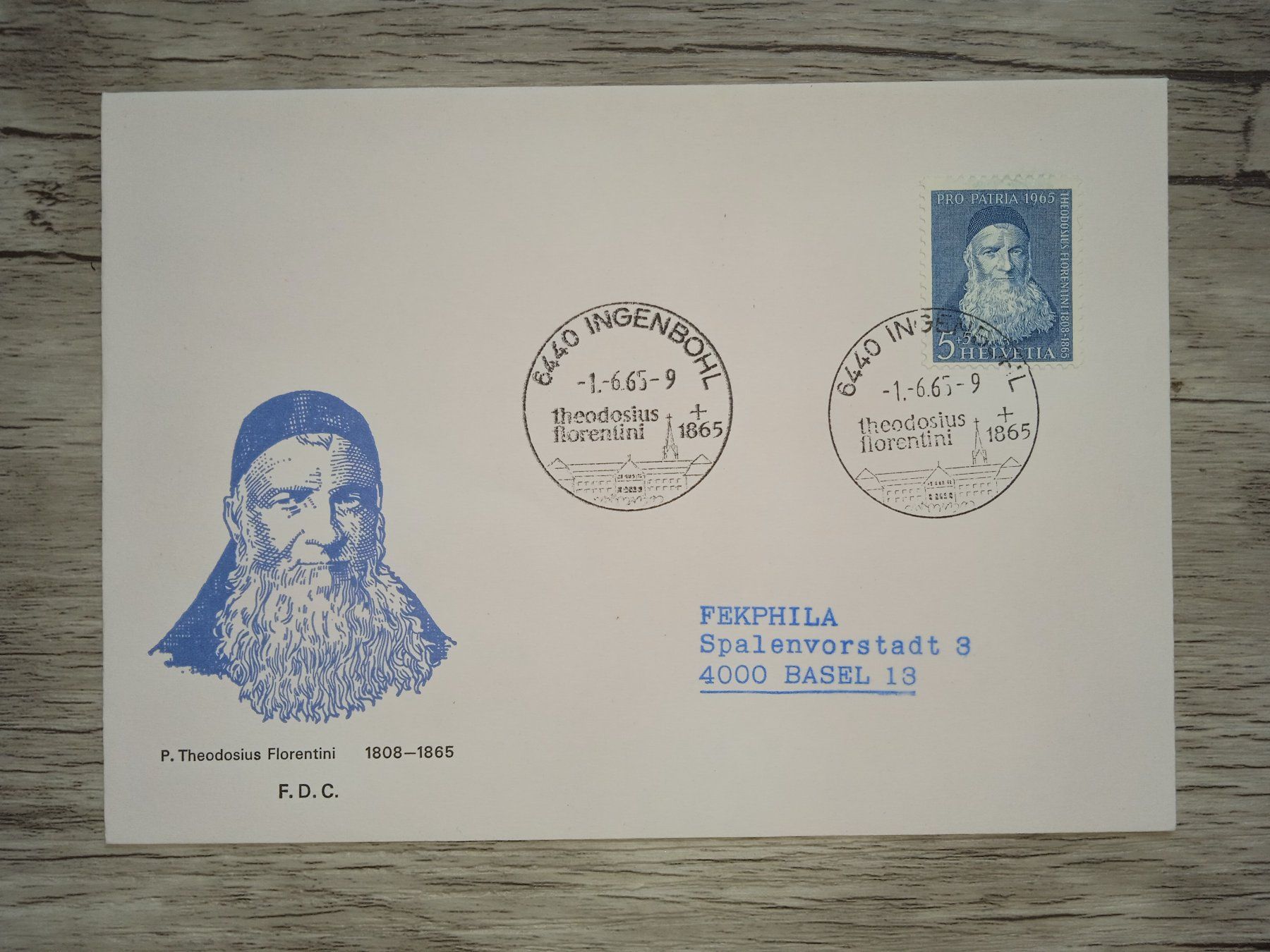 Tutti i francobolli: TR18 Enveloppe + Timbre Suisse 1965 – Usato da Cousset venduto da Patrick_Collections