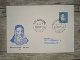 TR18 Enveloppe + Timbre Suisse 1965
