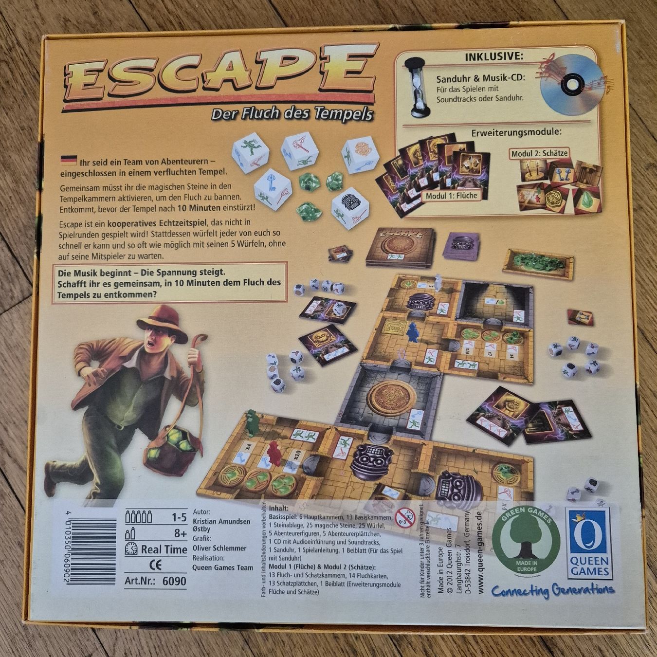 Spiele: Brettspiel Escape - Der Fluch des Tempels – Gebraucht aus Bern von Lillilatigresse 1