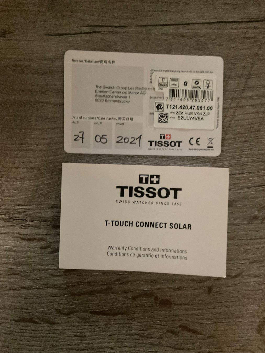 Tissot Montres: TISSOT TOUCH CONNECT SOLAR – D'occasion à Emmen par jos_cjt6 2