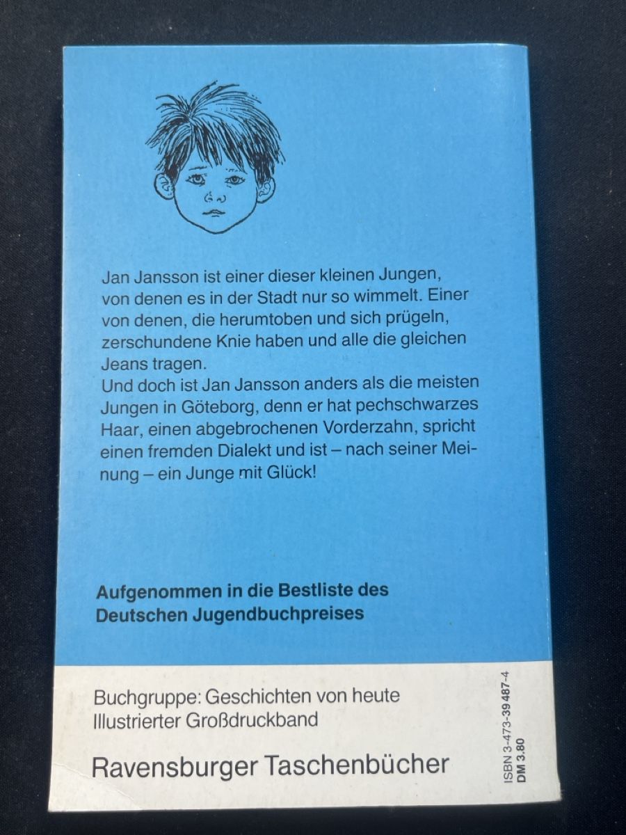 Libri: Jan Jansson: Ein Junge mit Glück, Ravensburger Taschenbuch – Usato da Forch venduto da tieckr 1