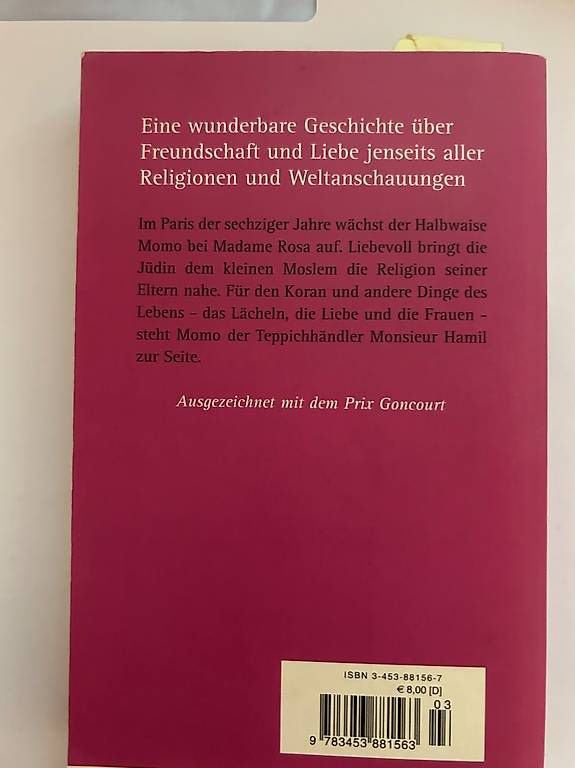 Libri: Du hast das Leben noch vor dir Gary – Usato da Bern venduto da Nia_S 1
