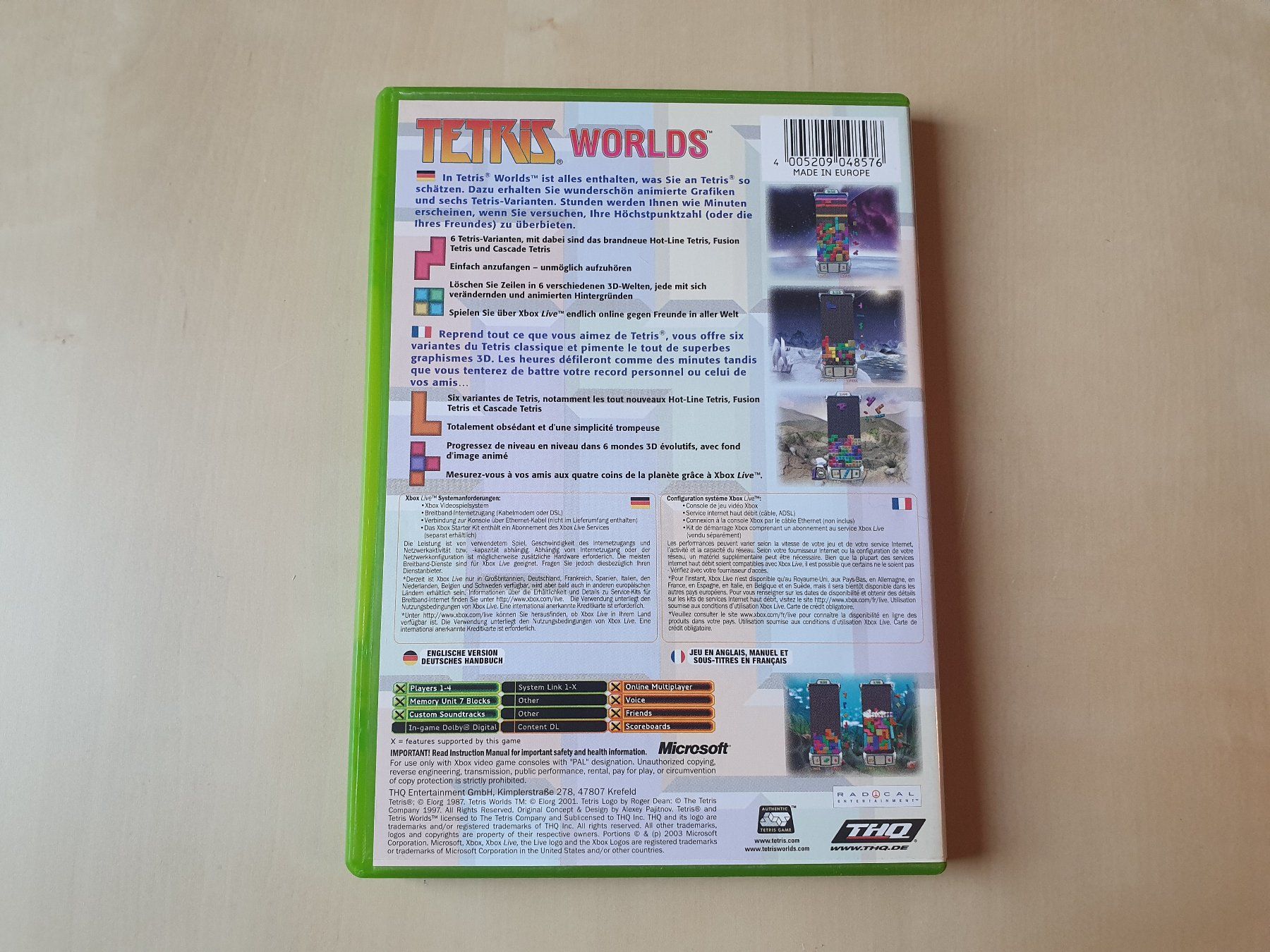 Microsoft Spiele: Tetris Worlds – Gebraucht aus Stansstad von collectorsshop 1