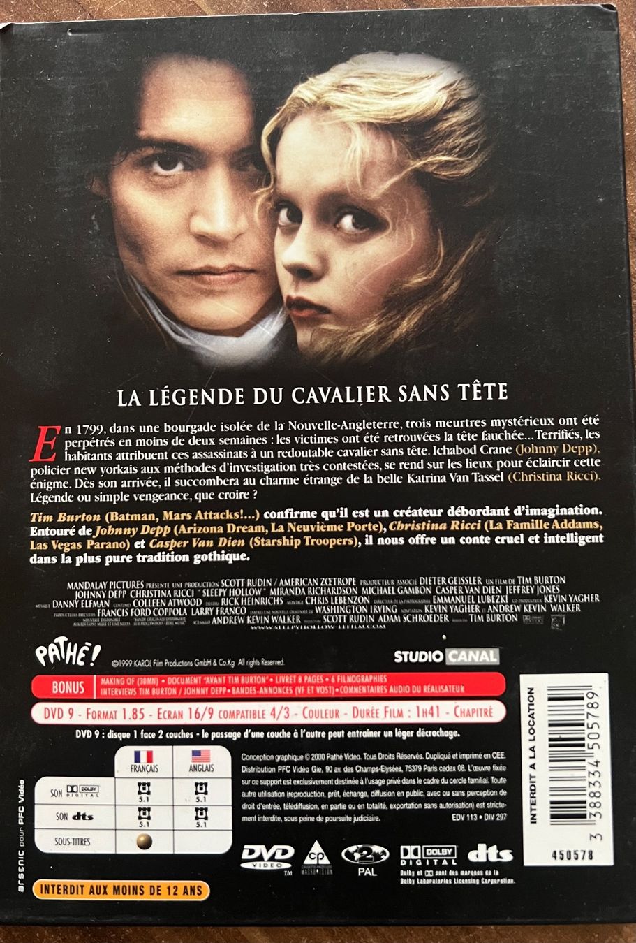 Alle DVDs: Sleepy hollow – Gebraucht aus Petit-Lancy von Hastala42 1