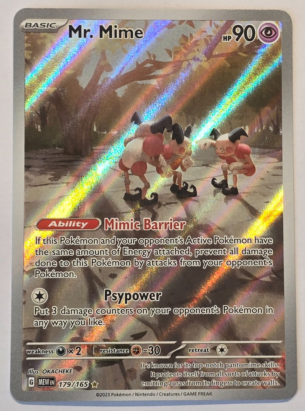 mr mime pokemon card value Pokémon TCG - Mr.Mime - 122/165 - Rare - Holo