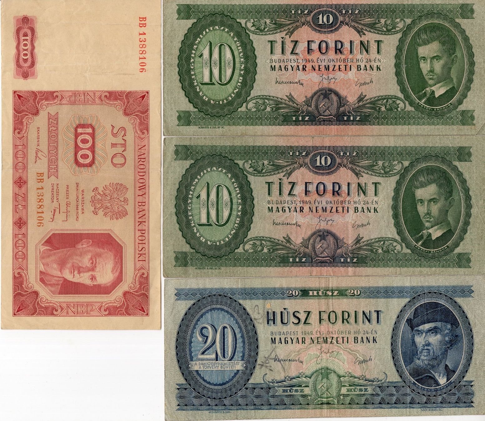 Banknoten: 17 gebrauchte alte Geldscheine – Gebraucht aus Eglisau von Chperfins 2