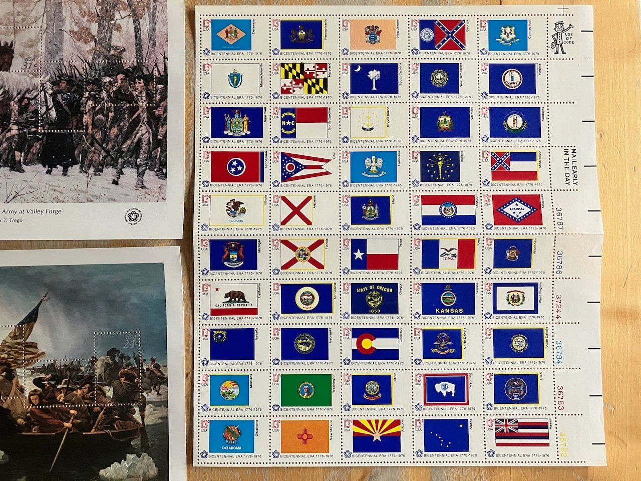 Tutti i francobolli: Bicentennial Mint Set USA 1976 – Usato da Nesslau venduto da andi_hon 2