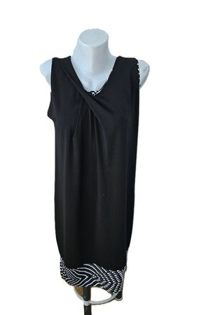 chices Kleid schwarz weiss Gr. M MAde in Italy