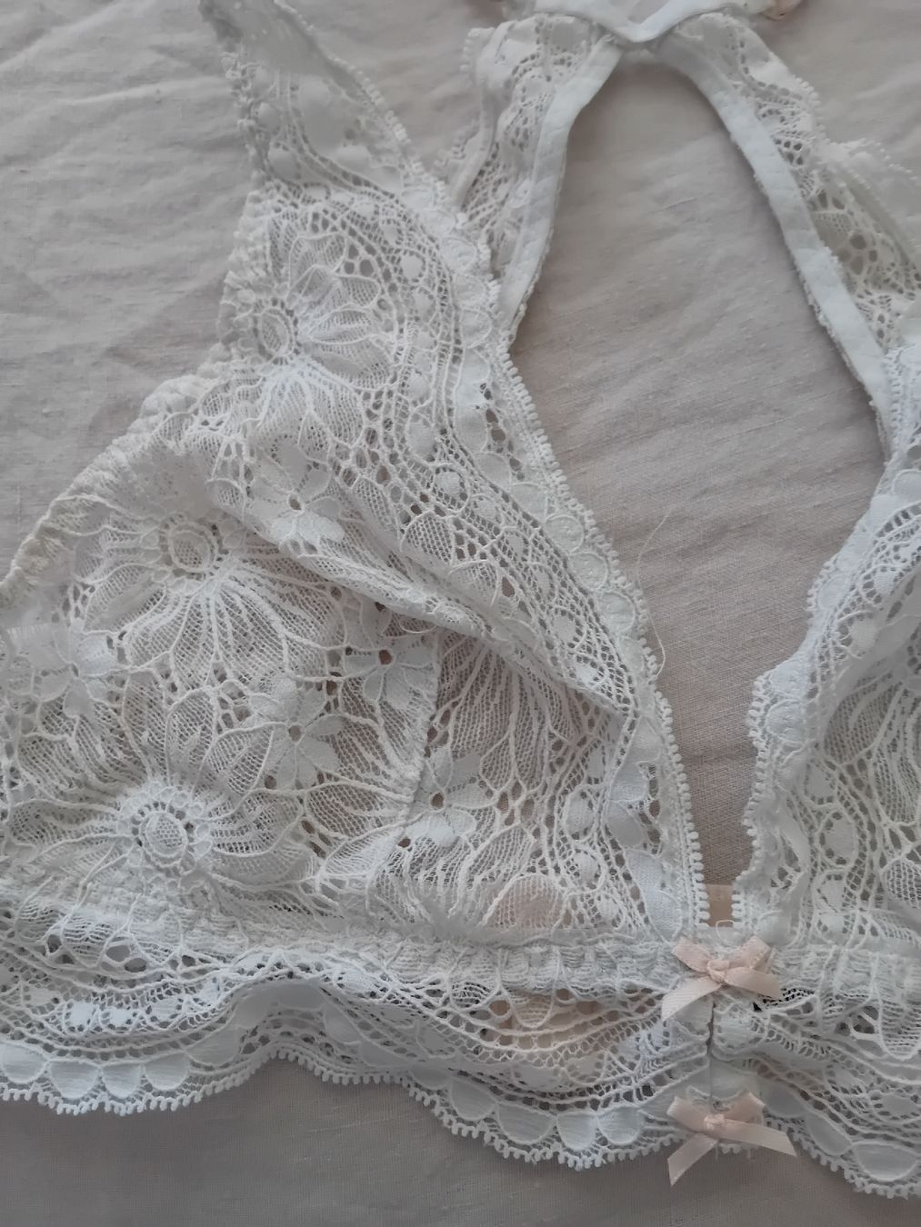 Etam Altra biancheria intima: Etam Bralette, off-white, Spitze Grösse S – Usato da Romanshorn venduto da milenva 1
