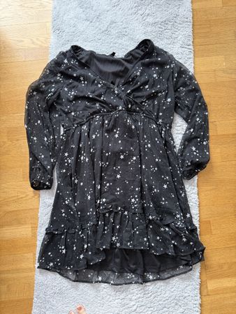 Lockhouse Kleid, Grösse 50, Schwarz mit Sternenmuster