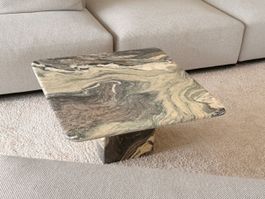 🔴 Design Couchtisch aus marmor l Unikat