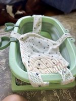 Baby Badewanne faltbar mit Netz Grüne Farbe