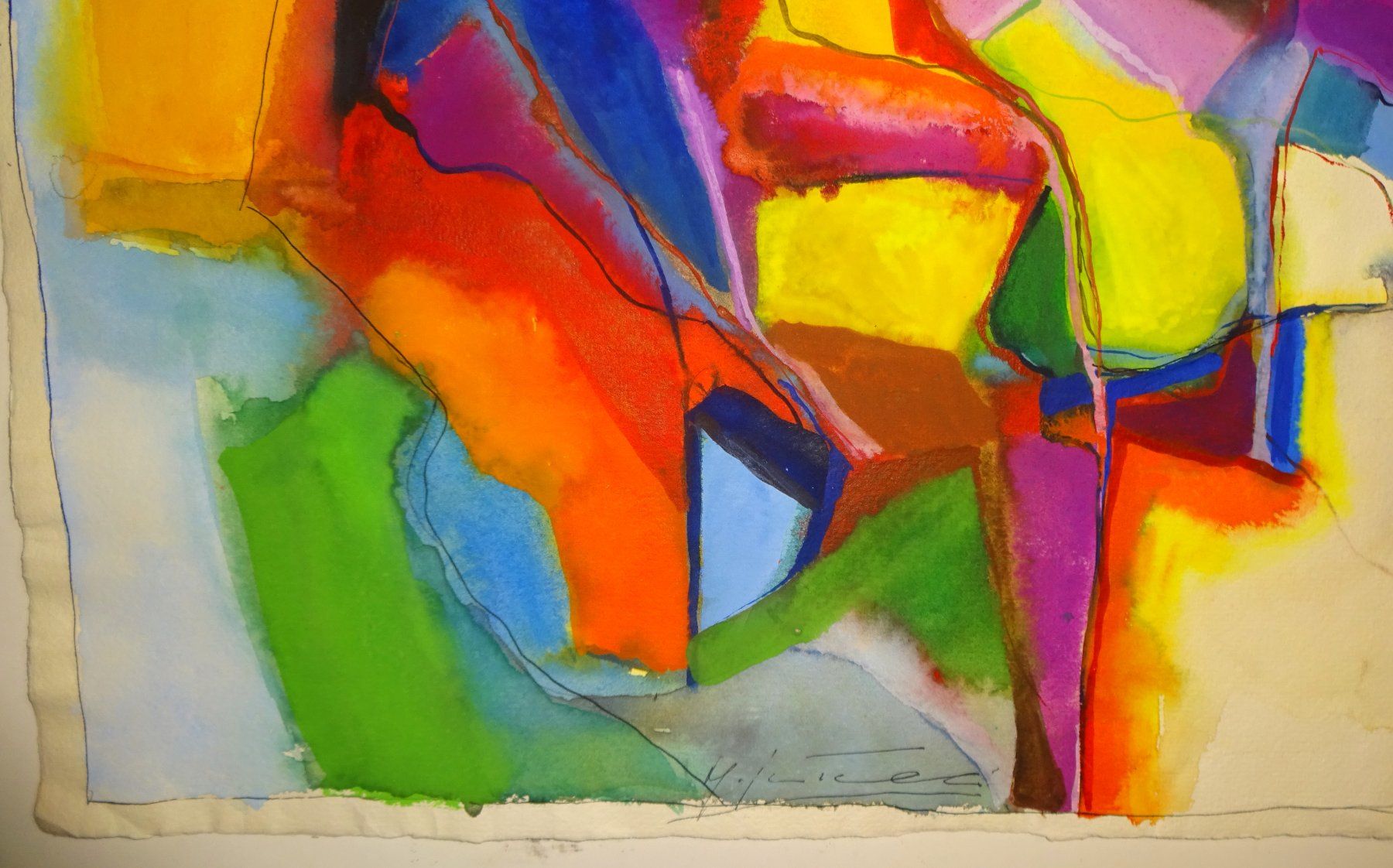 Dipinti: Original Gouache Gemälde – Usato da Zürich venduto da kunstkreis 3