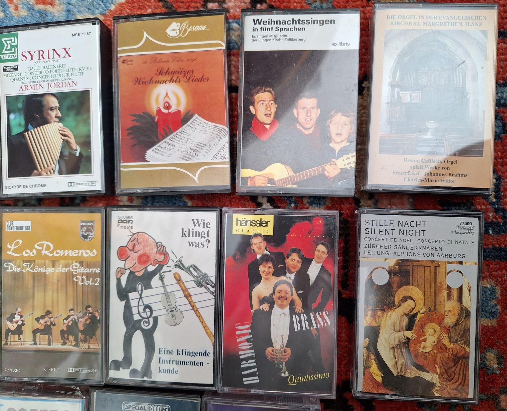 Kompaktkassetten: Versand möglich! Div.Kassetten, Klassik, Lieder, div. Länder – Gebraucht aus Winterthur von Goldpipau 1