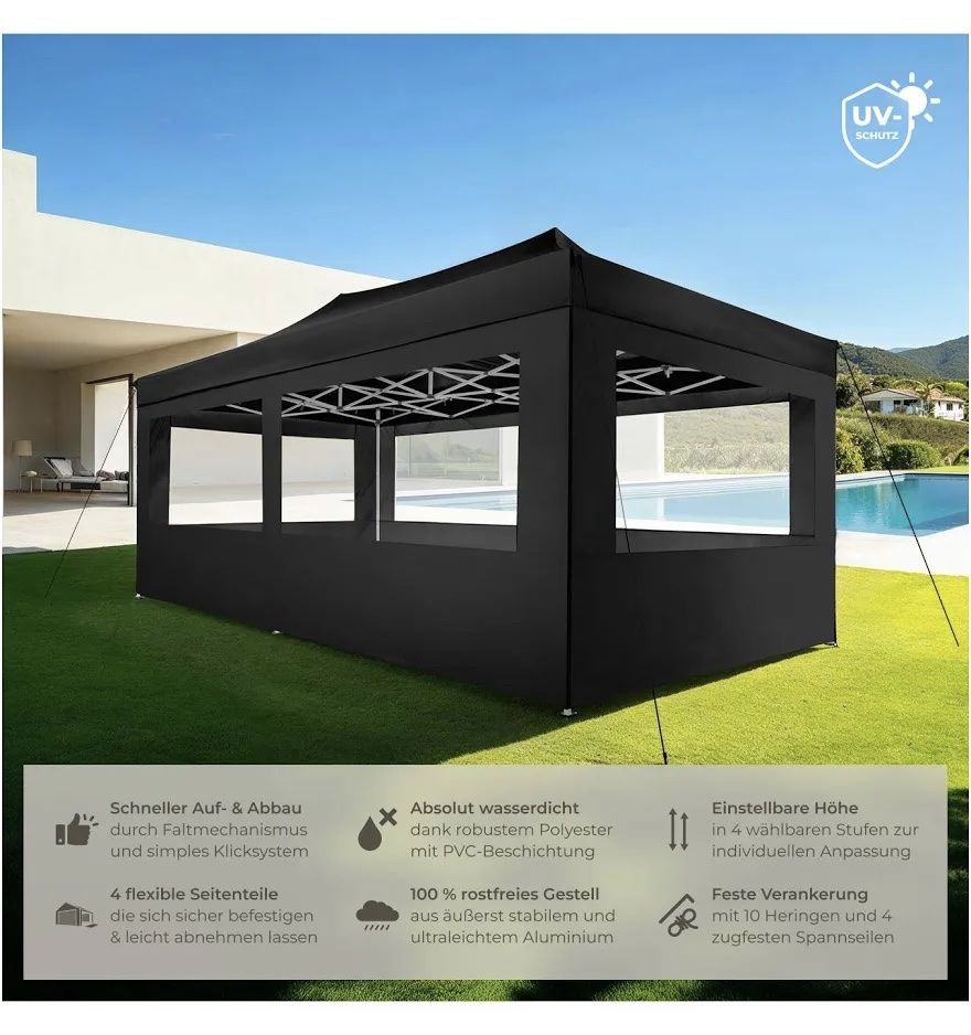 Zelte & Pavillons: Flatpavilon 3x6m Neu Original Verpackt  – Neu und originalverpackt aus Baar von dej_pbs7 2