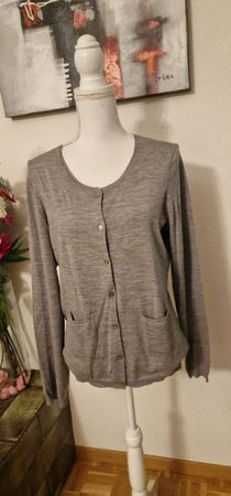 René Lezard Strickjacke, Grösse 44, 100% Merinowolle!
