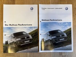 VW Multivan Panamericana Prospekt Preisliste 2008 - Selten!
