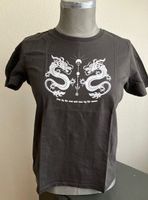 T-shirt noir dragons , taille S Even&odd