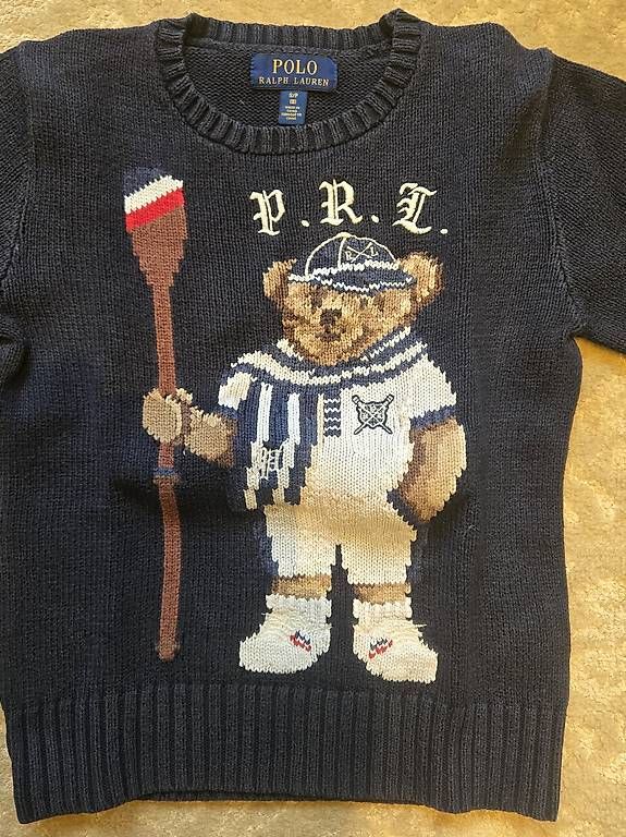 Ralph Lauren Maglioni & Felpe: Pull Polo Bear Ralph Lauren taille 6-7 ans bleu marine – Usato da Lausanne venduto da Flo1006