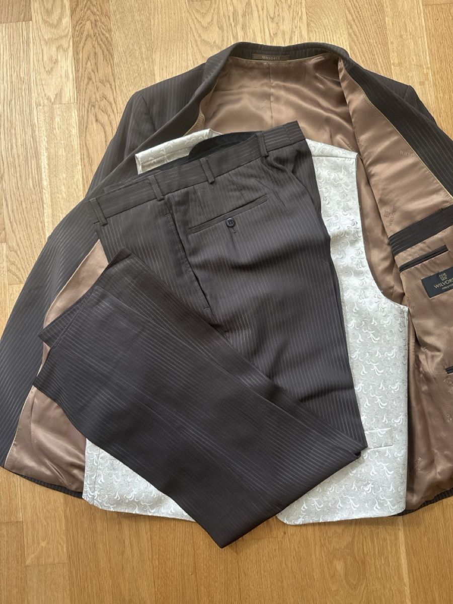Costumes: Wilvorst Herren Anzug dunkelbraun Grösse 50 – Neuf (Voir description) à Brittnau par iBazuka 4