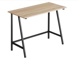 Schreibtisch Newton Industrial Holz hell, Eiche Sonoma