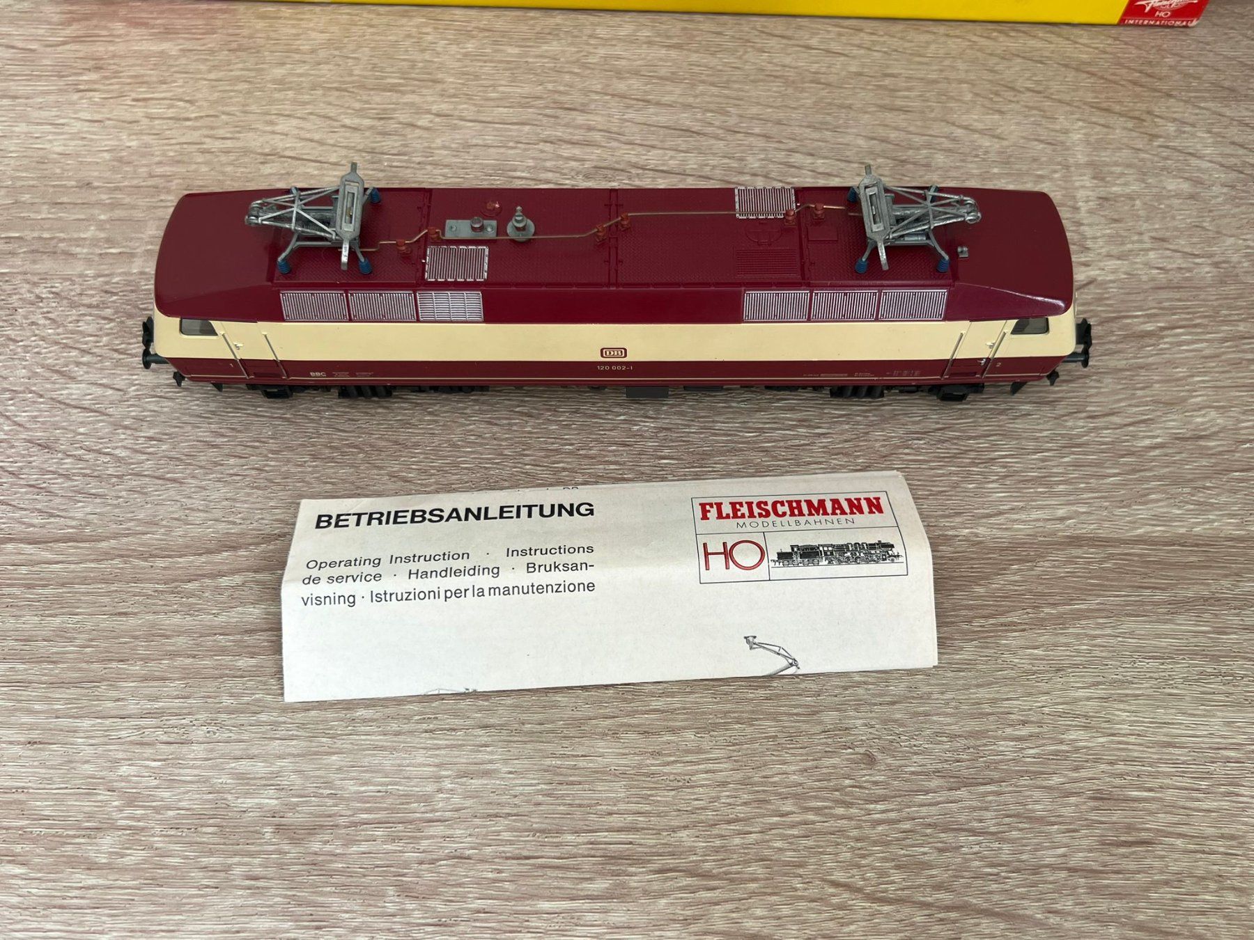 Fleischmann Modellini di ferrovie: Fleischmann 4350 E-Lok BR 120 DB H0 – Usato da St-Aubin-Sauges venduto da Lo_Go 4