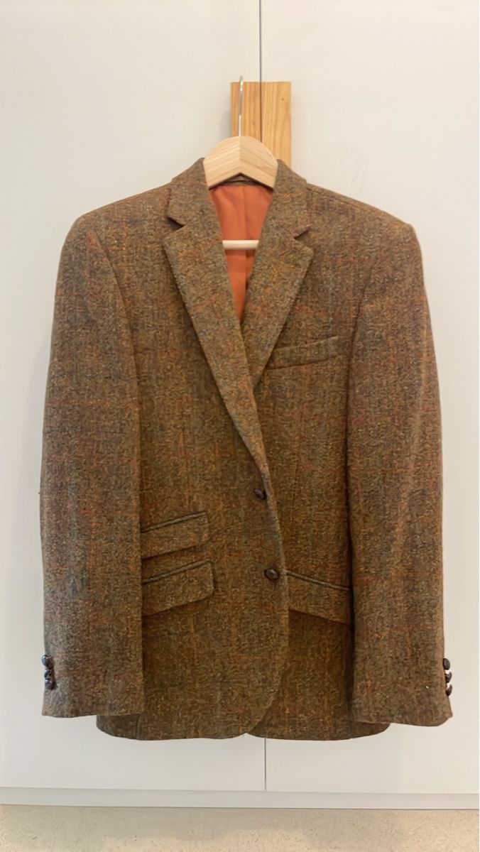 Vestes: Men's Tweed Blazer brown pattern like new condition – Neuf (Voir description) à Basel par hay_6xhf