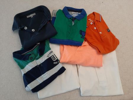 Angebot 8 Polo-Shirts für Junge 116 / 6 Jahre - Top Zustand!