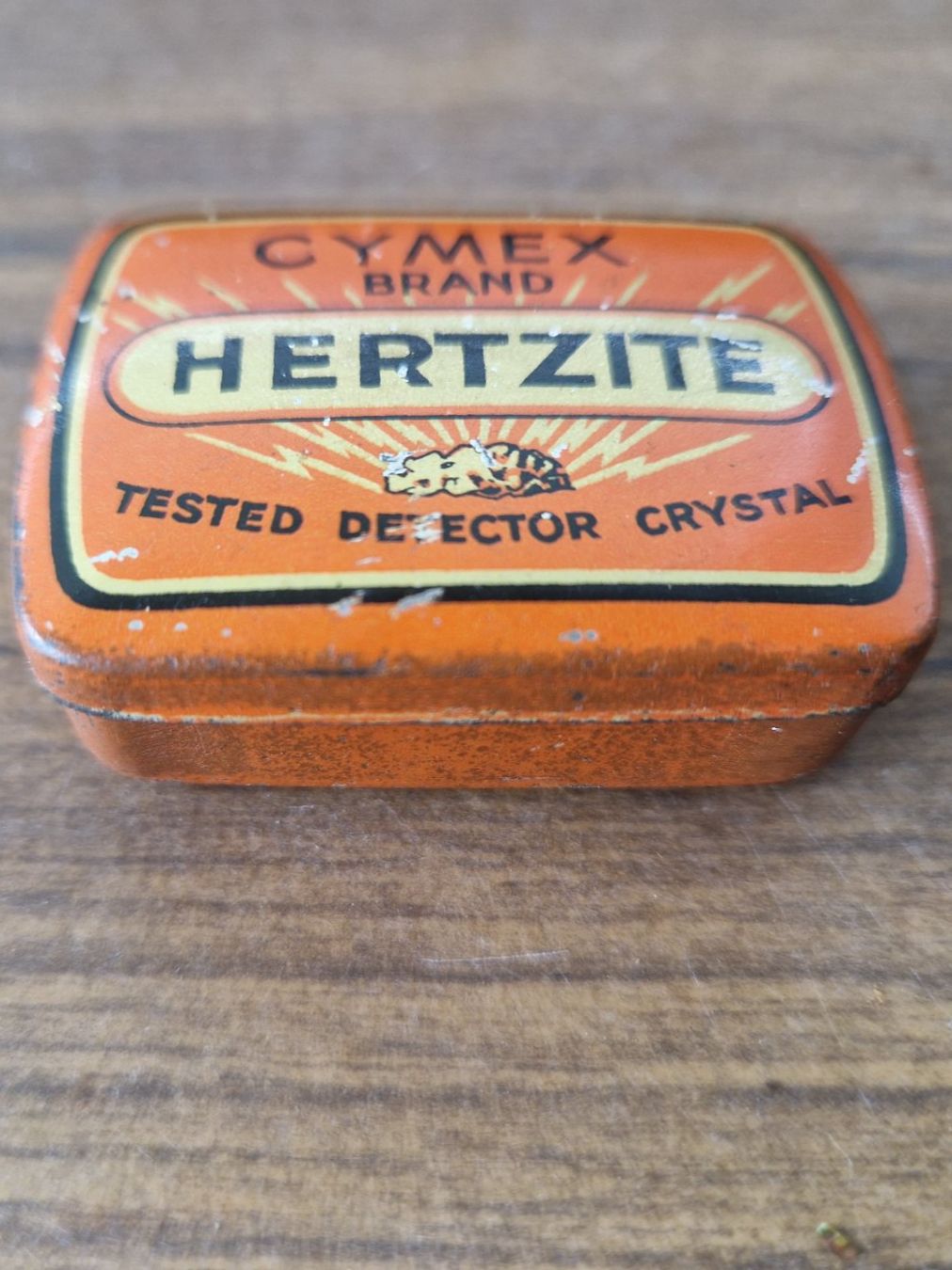 Barattoli: Antike Blechdose Hertzite – Usato da Mörschwil venduto da antiksalon 2