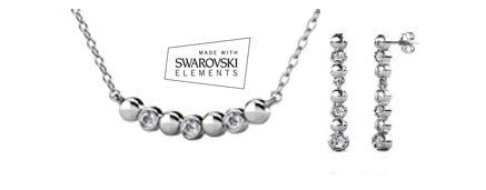 Swarovski Catenine: Set Ohrringe/Kette  mit Swarovski Elements – Nuovo e nell'imballaggio originale da Bottenwil venduto da anh_5brz