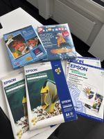 Fotopapier A4, div. Marken: Epson, Ilford, Avery, Top!