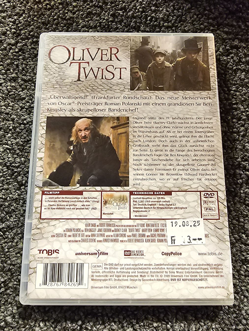 Tutti i DVDs: DVD Oliver Twist (21639) – Usato da Ruswil venduto da jan_bxl5 1