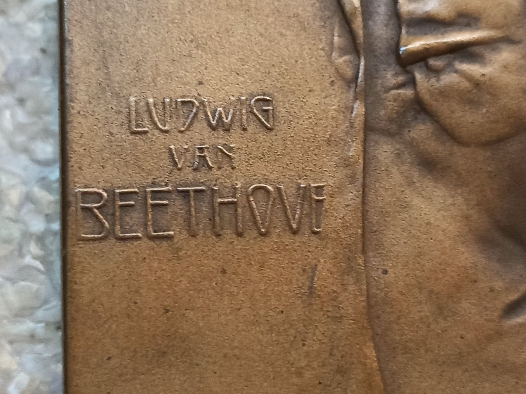 Foto & Immagini: Beethoven Bronze Plakette ca.1920 – Usato da Reiden venduto da Zofi-Brocki 2